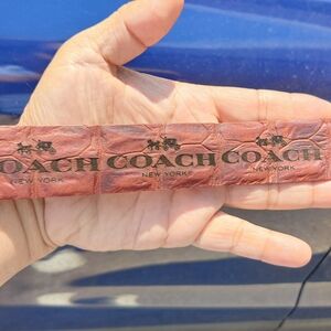 Leather wrist band strap